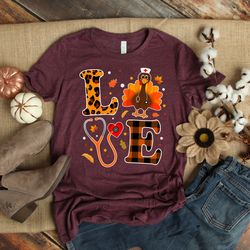 love nurse shirt,nurse thanksgiving, nurse shirt, shirt for nurse, nurse to the cutest turkeys, nurse turkey shirt, nur