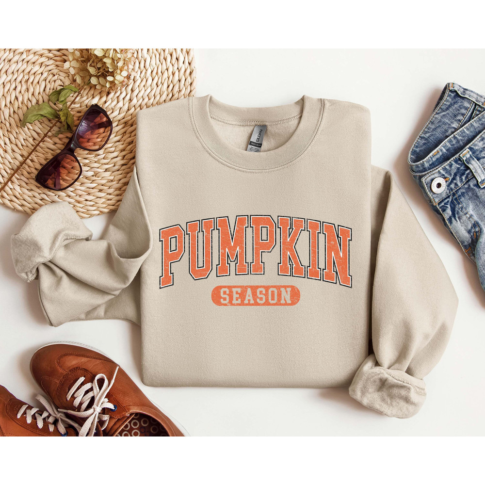 Pumpkin Season Sweatshirt, Thanksgiving Shirts, Pumpkin Season Shirt, Happy Thanksgiving, Cozy Pumpkin Sweater, Fall Vibes, Pumpkin Season.jpg