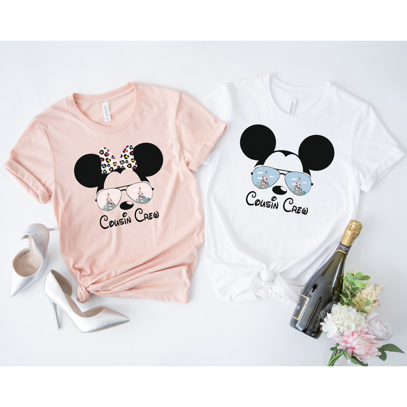 Disney Cousin Crew Shirt, Disney Shirt, Disneyland Shirts, Mickey Minnie Head, Disneyworld Family Tee, Matching Disney Shirt Disney Vacation.jpg