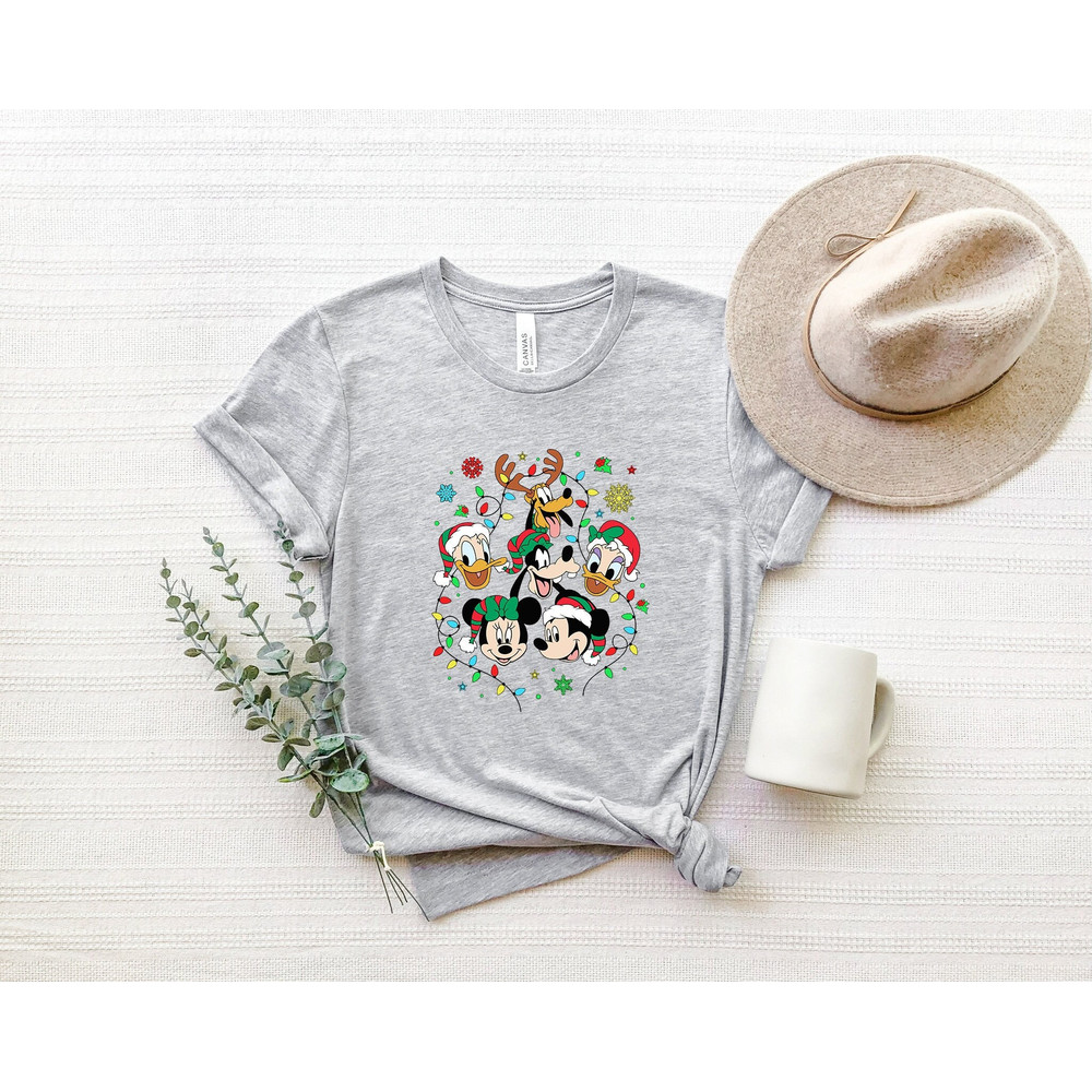 Disney Friends Christmas Shirt, Mickey and Friends Christmas Shirt, Christmas Lights Shirt, Christmas Gifts, Disneyland Christmas Shirt,gift.jpg