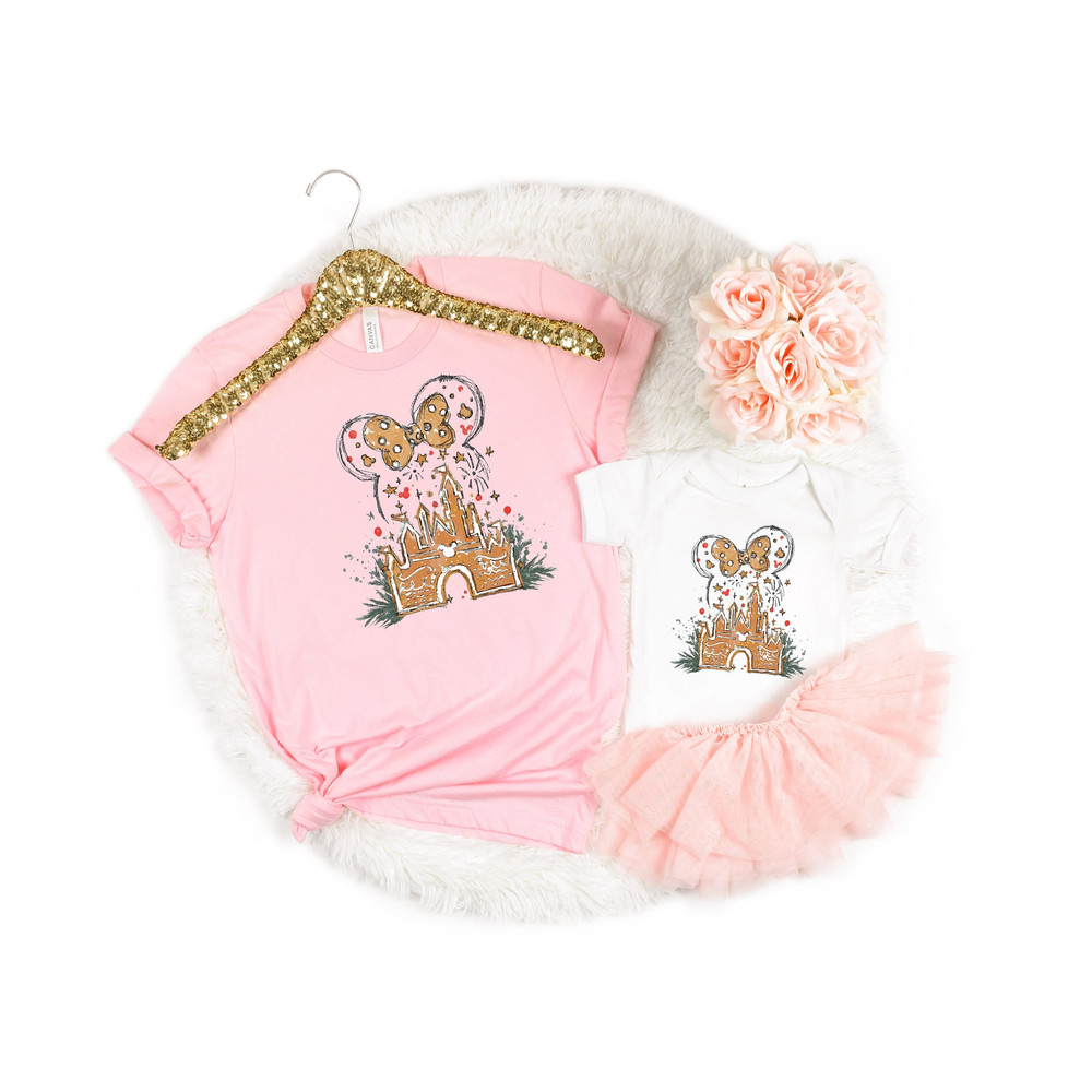 Disney Gingerbread Castle Shirt, Christmas Castle Shirt, Disney Christmas Trip Shirt, Mickey Christmas Shirt, Disney Christmas Family Shirts.jpg
