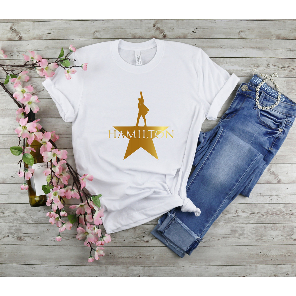 Golden Alexander Hamilton Shirt, Hamilton T-Shirt, Broadway Shirt, American Musical, Hamilton and Peggy, Schuyler Sisters Tee.jpg