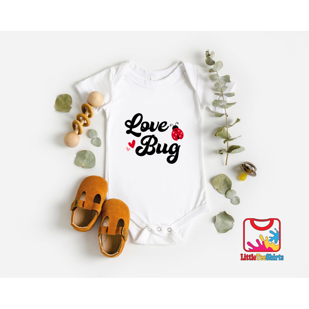 Cute Love Bug Onesie® ,Love Bug Onesie® for baby,Gifts For Valentine's Day,Cute Heart Love Bug Onesie®.jpg