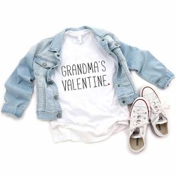 grandmas valentine kids shirt - little valentine kids tee - cute valentines day shirt