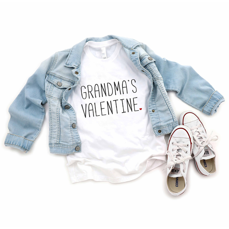 Grandma's Valentine Kids Shirt - Little Valentine Kids Tee - Cute Valentines Day Shirt.jpg