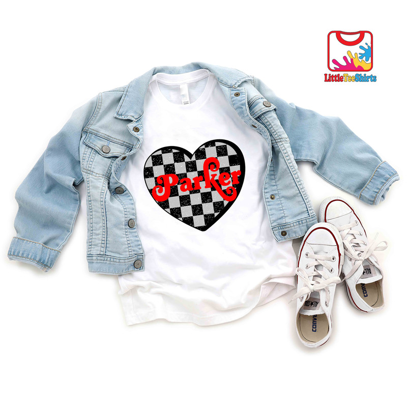 Personalized Valentine's Toddler Shirt, Kids Valentine Outfits, Cute Heart Shirt, Boys valentines day shirt, name valentine's gift heart.jpg