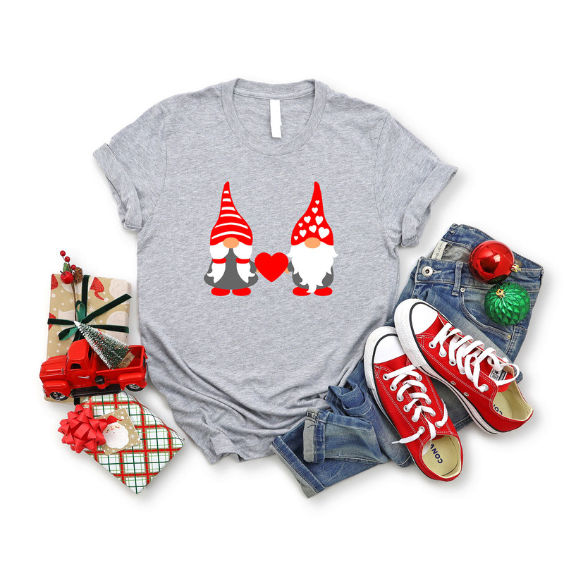 Valentine Gnomes Shirt, Valentines Day Shirt, Gnomes Sweatshirt, Love Shirt, Cute Valentine Shirt, Winter Holiday Gift, Valentines Day Gift.jpg