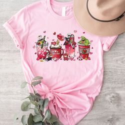 valentines day coffee cups sweatshirt, valentine coffee shirt, womens valentines day sweater, valentines day shirt, vale