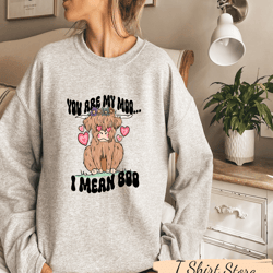 you are my moo i mean boo cow lover sweatshirt, cow lover valentine sweatshirt, farmer valentine shirt, cute animal vale