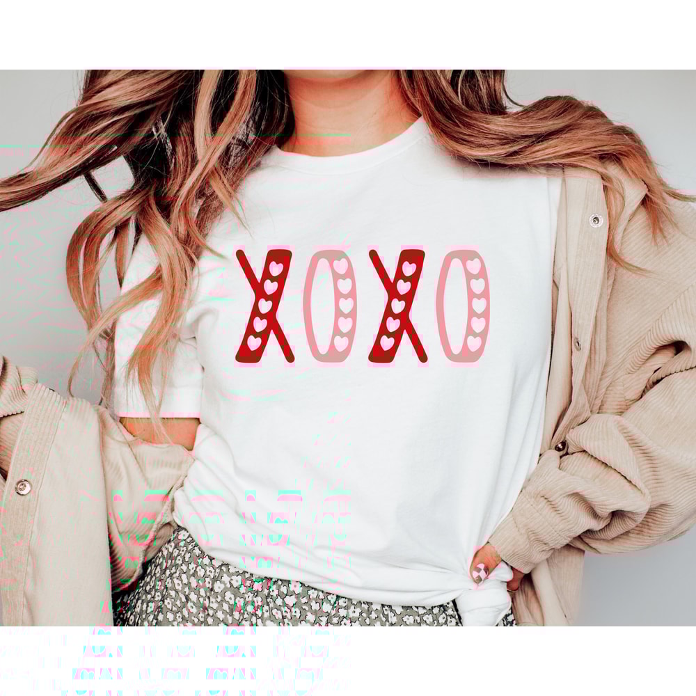 XOXO Valentine's Day Shirt, Xoxo Cute Shirt, Girlfriend Valentine Gift, Valentines Day Gift, Love Wins Shirt, Couples Gift, Gift for Her 1.jpg