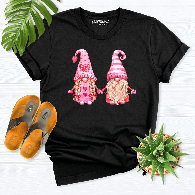 Gnomes valentine Shirt, Cute Valentine Shirt, Valentines Day Shirt, Gnome Couple Shirt, valentine gift, Valentine Gnome shirt, Galantine day.jpg