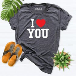 i love you shirt, couple shirt, valentine outfit, baby girl valentine, love shirt, valentine day gift, women birthday gi