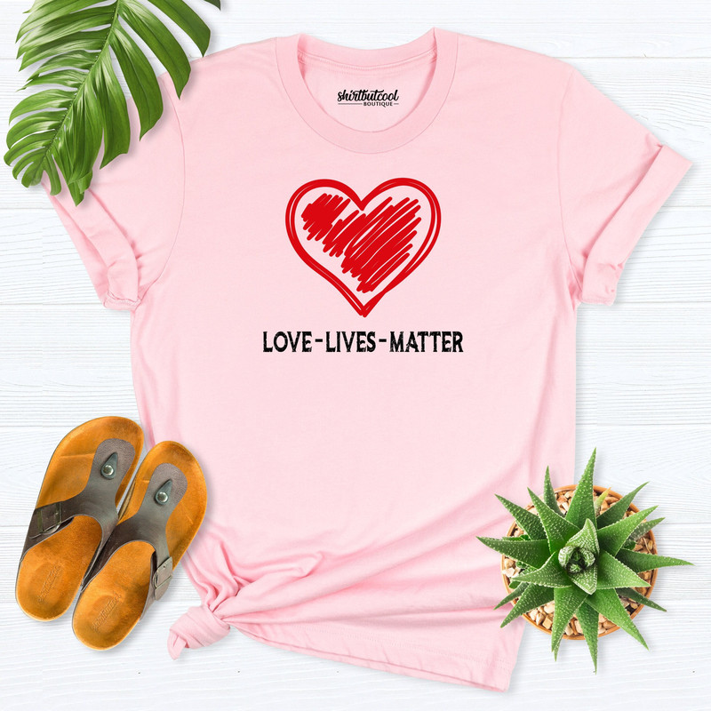 Love lives matter shirt, Valentine's Day shirt, valentines shirt, red heart shirt, valentines heart shirt, Valentines couple matching shirt.jpg