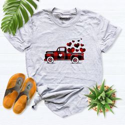 love truck shirt, baby boy valentine gift, valentine day gift, boyfriend gift, valentine couple shirt, valentine gift, b