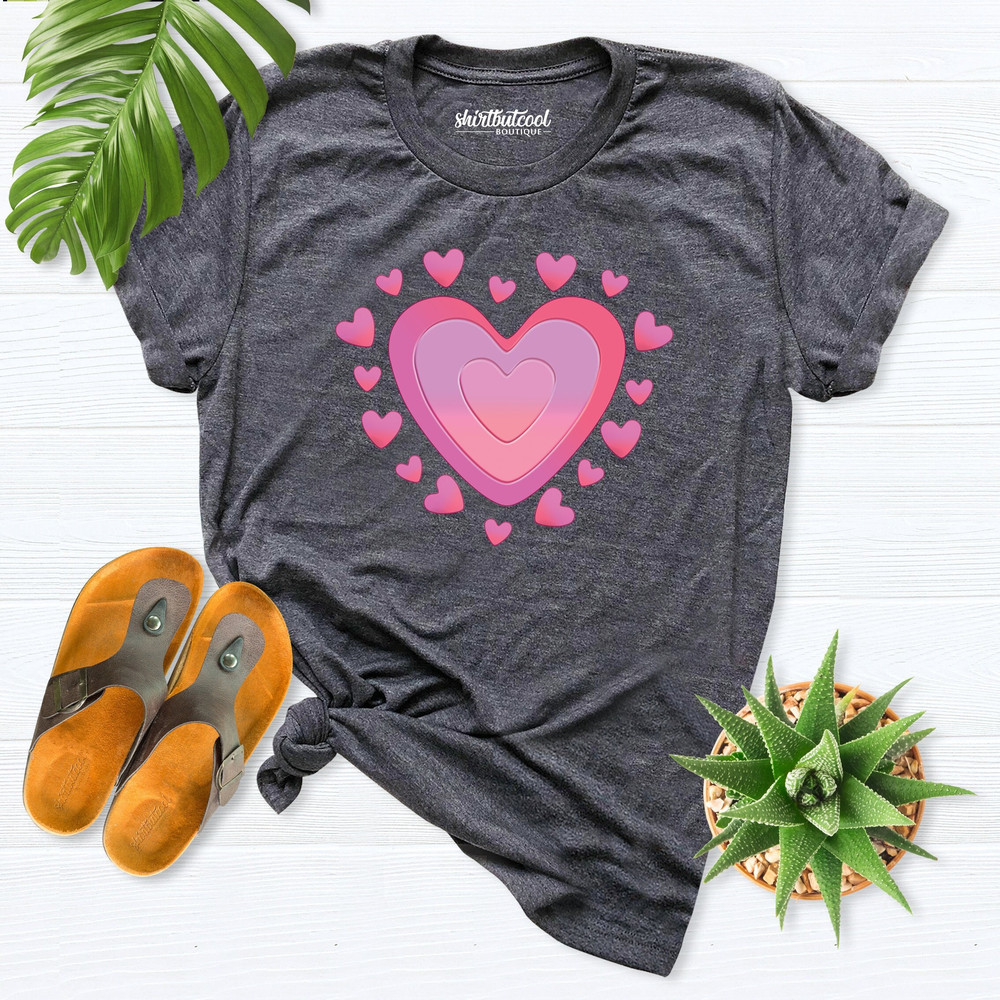 Pink Heart Shirt, Love heart Shirt, Valentines Day Shirt, love shirt, heart shirt, Valentine Shirts, heart girlfriend shirt, Women Valentine.jpg