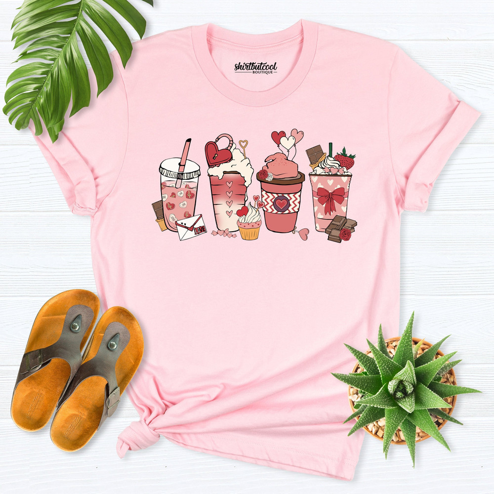 Women Valentine Coffee Shirt, Valentines Day gift, Valentines Shirt, Women Cute Valentine Shirt, Coffee Lover Shirt, coffee love heart shirt.jpg