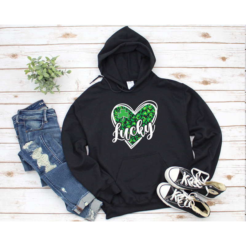 Lucky Heart Shirt, St. Patrick's Day Shirt, Clover Shirt, Shamrock Shirt, Lucky Shamrock Shirt, Lucky Tshirt, Luckt Shirt, St Patricks Shirt.jpg