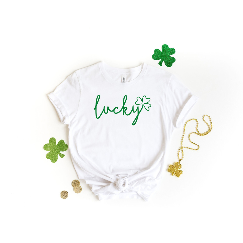 Lucky Shamrock Shirt, Lucy Clover Shirt, Shamrock Shirt, St Patricks Day Shirt, St Patrick's Shirt, Patricks Lucky Shirt, Clover Tshirt.jpg
