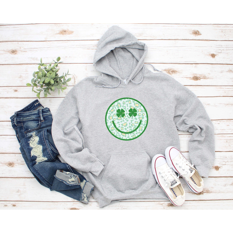 Lucky Smiley Face Leopard Shirt, Smiley Face Shirt, Retro St. Patrick's Day Shirt, St Patricks Day Shirt, St Patricks Shirt, Lucky Shirt.jpg