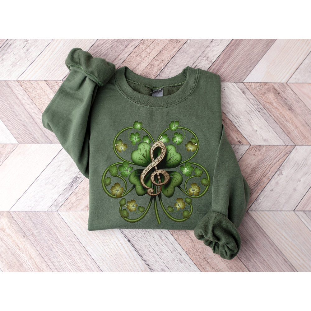 St Patricks Day Sweatshirt for Women, Saint Patrick's Day Apparel, Lucky Shirt, Shamrock Shirt, Happy Go Lucky, St Patrick Day Shirt Teacher.jpg