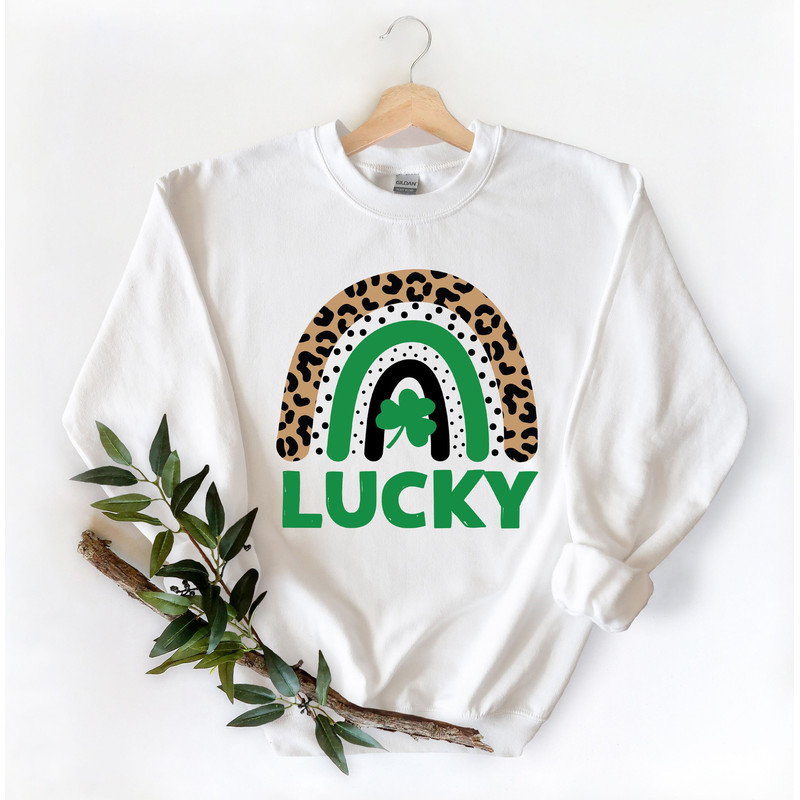 Shamrock Sweatshirt,St Patricks Day Sweatshirt ,Lucky Shirt,Rainbow Shirt,Lucky Me Shirt,Leopard Print Shirt,Kiss Me Shirt,St Patricks Tee 1.jpg