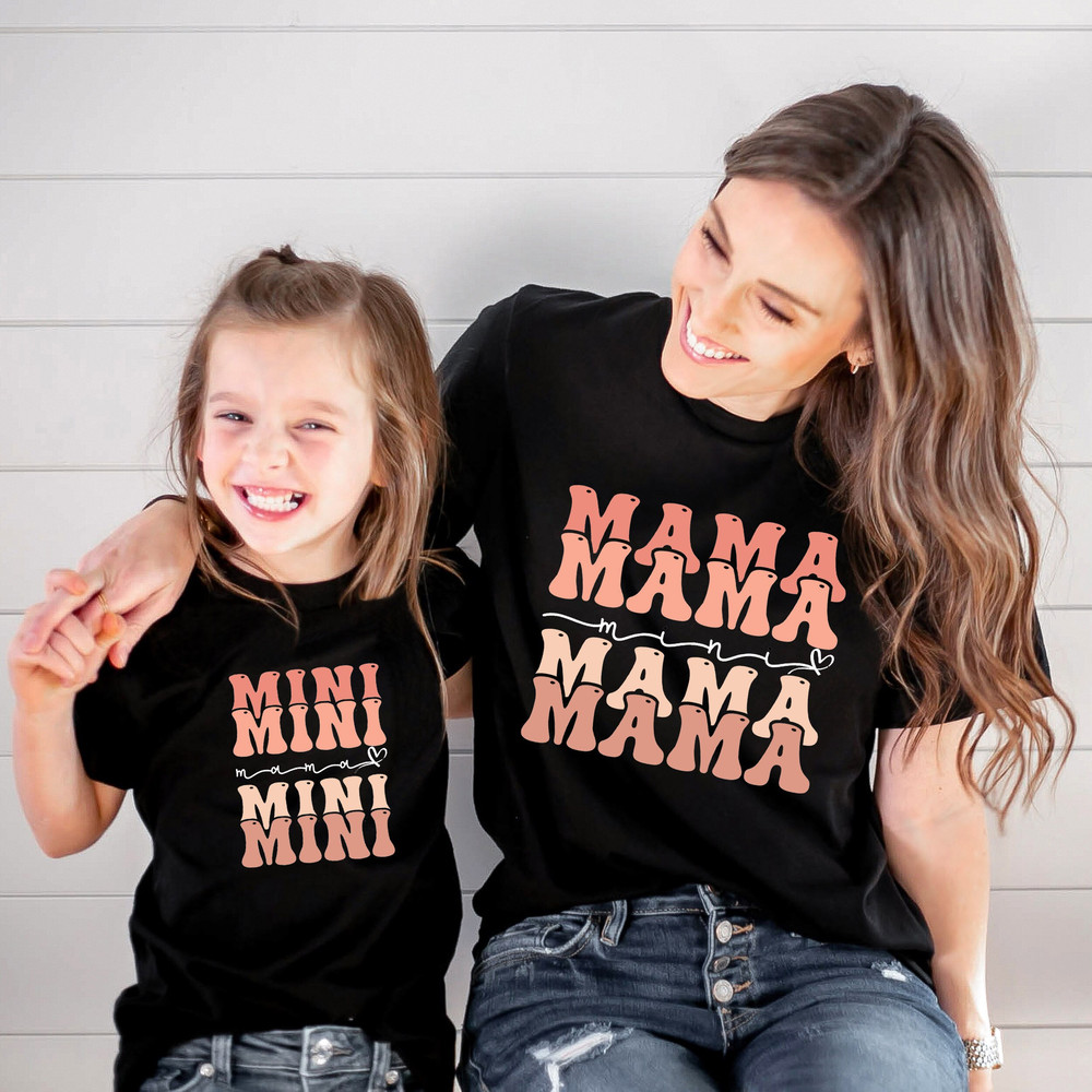 Mama Mini Shirt, Mama And Mini Shirts, Mini Shirt, Mama And Me Shirt, Mama And Mini Shirt, Mama Mini Sweatshirt, Retro Mama Shirt.jpg