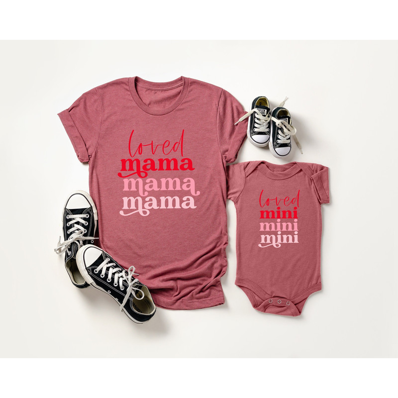 Mama Valentines Shirt,Mini Valentines Shirt,Mama's Girl Valentines Shirt,Rainbow Mama Shirt, Rainbow Mini Shirt,Mama Mini Matching Shirt 5.jpg