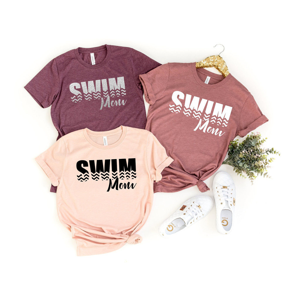 Swim Mom T-Shirt, Funny Shirts, Mom Shirts, Tshirts, Family Shirts, Fun Tees, Tshirts for Women, Mommy, Mama T-Shirts.jpg