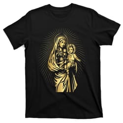 holy mother mary mother of jesus vintage catholic t-shirt 1
