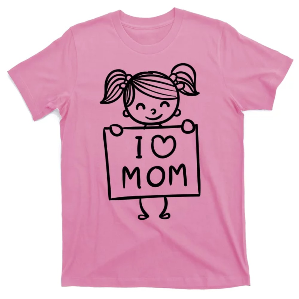 TeeShirtPalace I Love Mom Daughter Gift T-Shirt.jpg