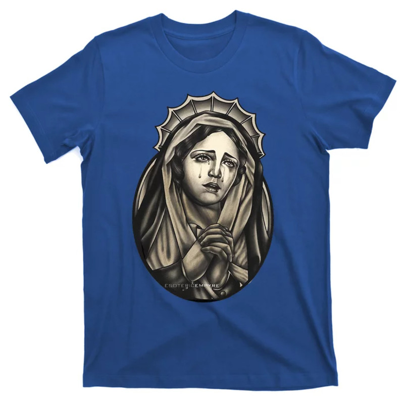 TeeShirtPalace Tattoo Mother Mary Mother of God T-Shirt.jpg