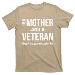 veteran mother female veterans day gift t-shirt