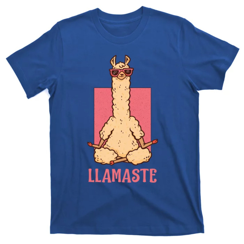 TeeShirtPalace Llama Namaste Yoga Mom Chakra Workout Mothers Day Funny Gift T-Shirt.jpg