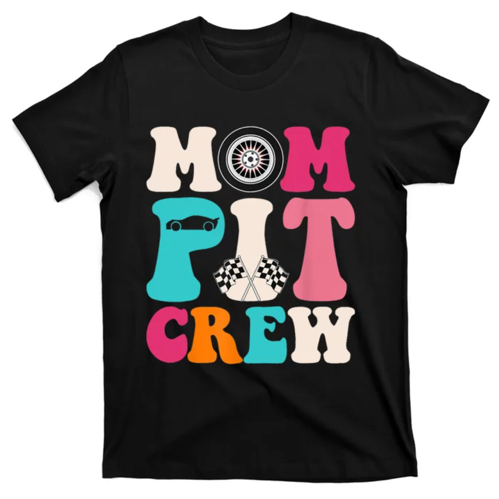 TeeShirtPalace Mom Pit Crew Race Car Birthday Party Racing Mothers Day T-Shirt.jpg