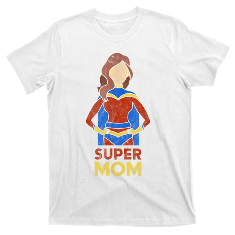 TeeShirtPalace Super Mom Wo Mothers Day Gift from Son Mommy Mama T-Shirt.jpg