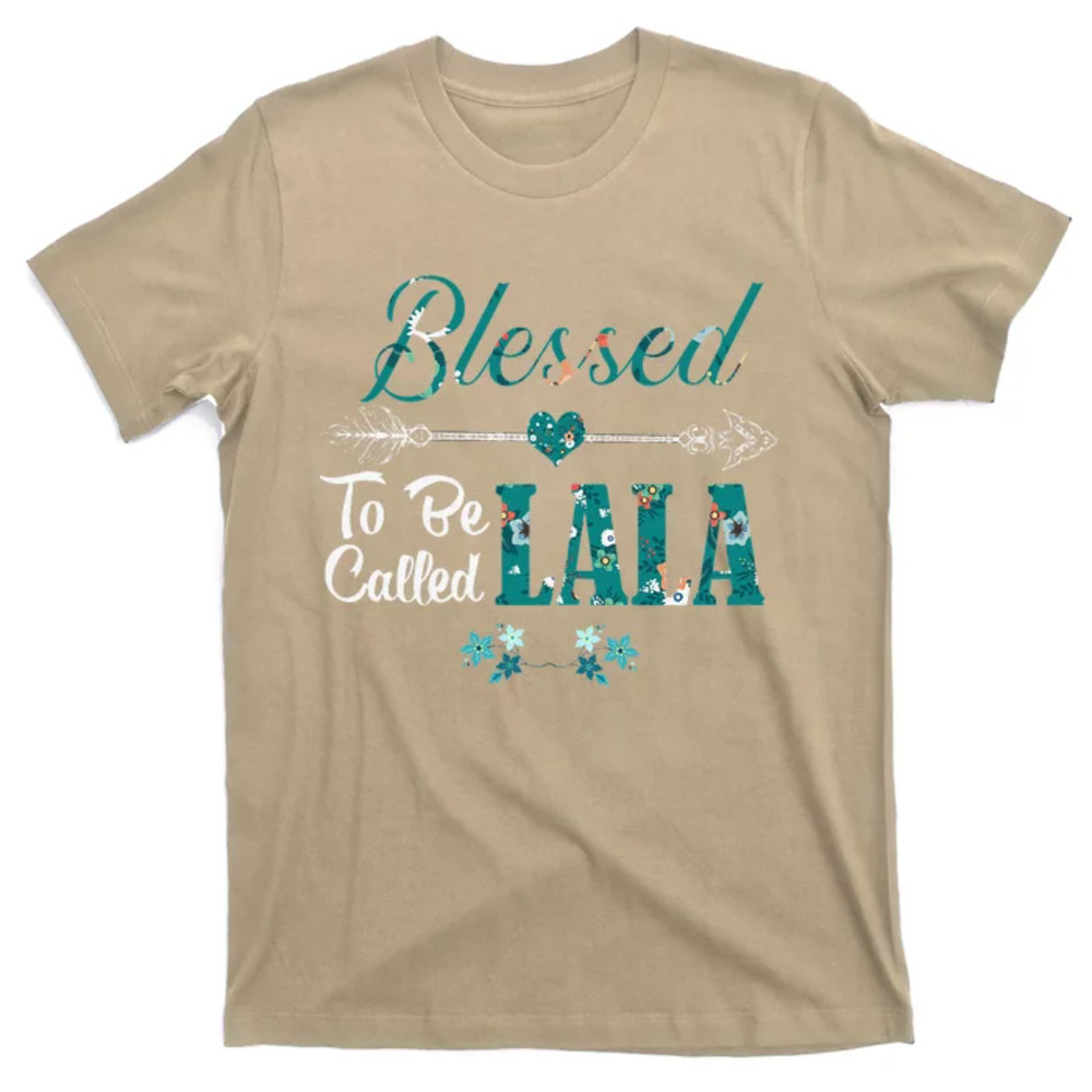 TeeShirtPalace Womens Blessed To Be Called LALA Grandma Mothers Day Gifts T-Shirt.jpg