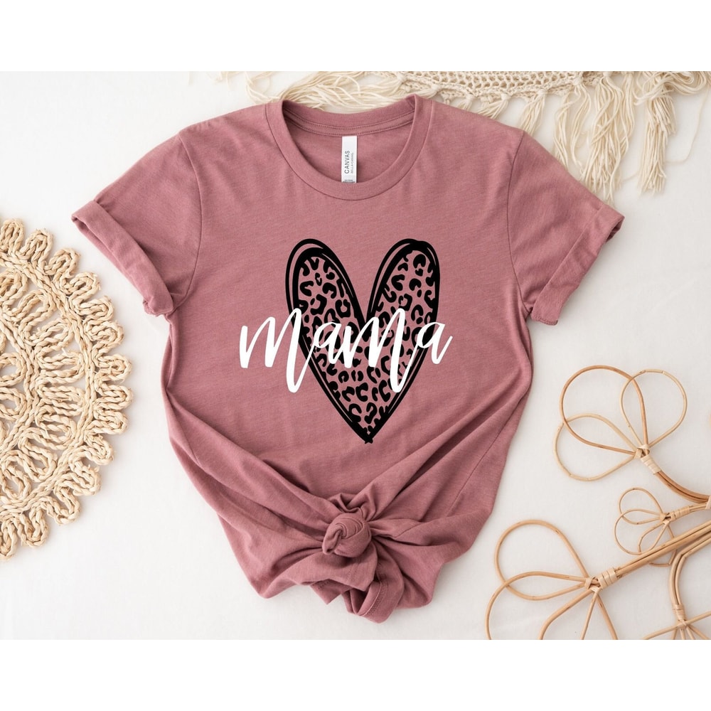 Leopard Heart Mama Shirt, Mama Leopard Shirt, Heart Mom Shirt, Mother's Day Shirt, Mama Tee, Mom Life Shirt, Leopard T-Shirt, Motherhood Tee.jpg