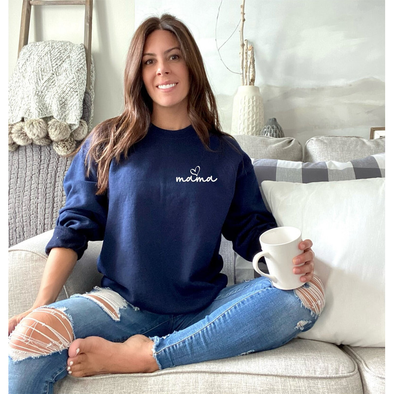 Mama Pocket Sweatshirt, Mama to be Minimalist Sweatshirt, Mommy Hoodie, New Mom Gift, Mom Hoodie, Motherhood Hoodie, Gift for Mom, Mom Gift.jpg