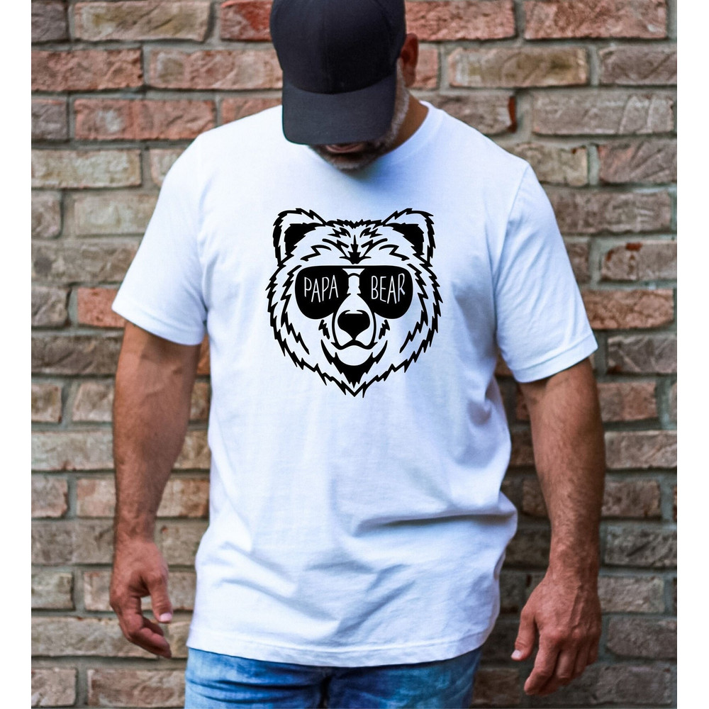 Papa Bear Sunglass Shirt, Papa Bear T-Shirt, Fathers Day Shirt, New Dad Gift, Dad Life Shirt, Cool Father Shirt, Funny Dady Shirt, Dad Shirt.jpg