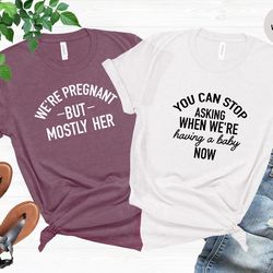 pregnancy shirt, baby announcement shirt, pregnant t-shirt, mommy daddy shirt, funny maternity tee, expecting parents sh