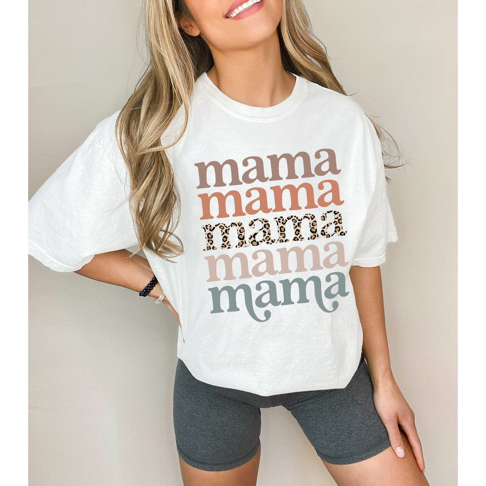 Comfort Color Mama Leopard Shirt Mom Shirt Mommy Shirt, Mama T-Shirt, Cute Mom Shirt, Mother's Day Gift, Mom Life Shirt, mommy shirt.jpg