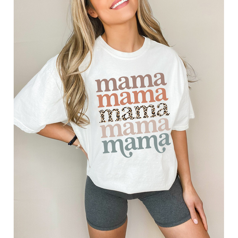 Comfort Color Mama Leopard Shirt Mom Shirt Mommy Shirt, Mama T-Shirt, Cute Mom Shirt, Mother's Day Gift, Mom Life Shirt, mommy shirt.jpg