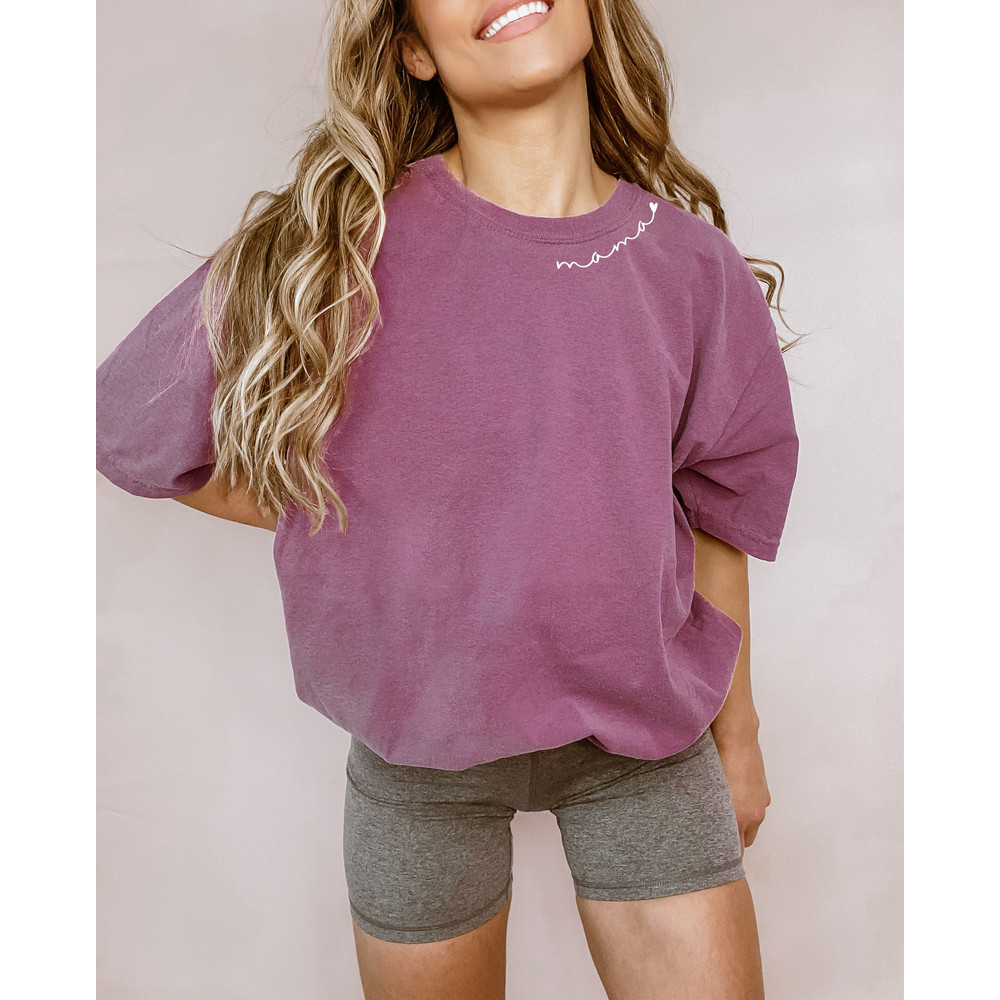 Comfort Colors Mama Neck Around Shirt Mom Shirt, Mommy Shirt, Mama T-Shirt, Cute Mom Shirt, Mother's Day Gift, Mom Life Shirt, Mama Shirt.jpg