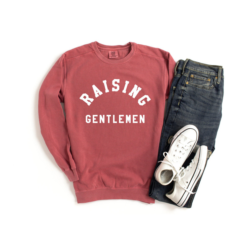 Comfort Colors Raising Gentlemen Sweatshirt Mom Shirt, Mama Sweatshirt, Mother's Day Sweatshirt, Mother Sweatshirt, Mama Gift Sweater.jpg