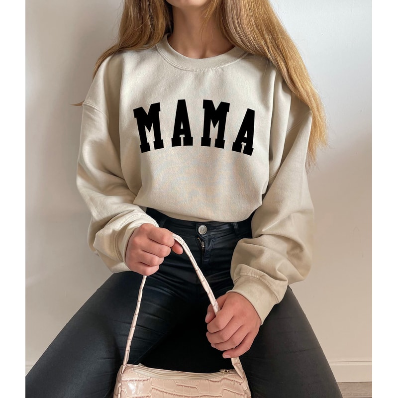 Mama Sweatshirt Mama Est Sweatshirt, Mothers Day Gift, Cool Mom, First Mothers Day Gift, Personalized Gift, Mom Life Shirt, New Mom Gift 1.jpg