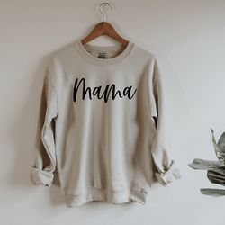 Mama Sweatshirt, Mama Est Sweatshirt, Mothers Day Gift, Cool Mom, First Mothers Day Gift, Personalized Gift, Mom Life Sh