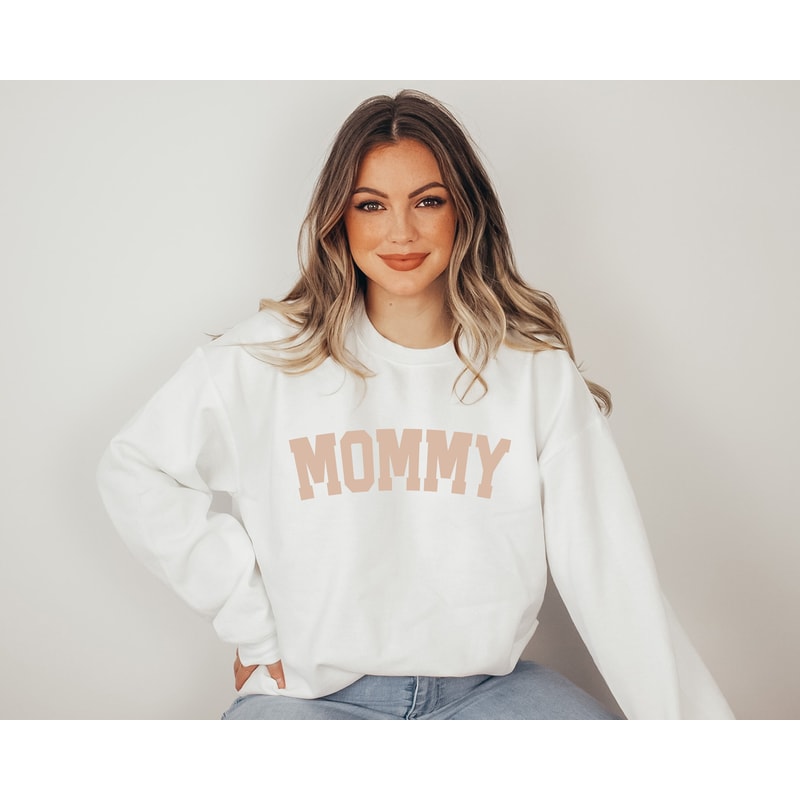 Mommy Sweatshirt Mama Est Sweatshirt, Mothers Day Gift, Cool Mom, First Mothers Day Gift, Personalized Gift, Mom Life Shirt, New Mom Gift.jpg