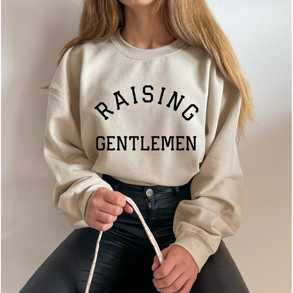Raising Gentlemen Shirt  Mom Retro Mama Shirt, Boho Mama Crewneck Pullover, Mothers Day Gift, Gift For Mom, New Mom Gifts, Mama Outfit.jpg