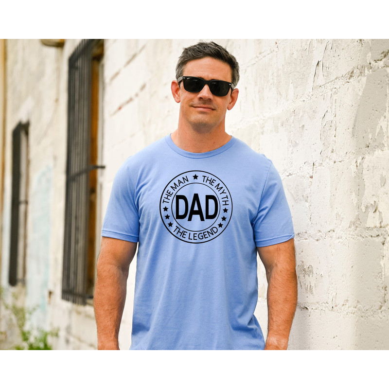 Dad The Man The Myth The Legend Shirt, Unisex T-Shirt, Fathers Day Gift from Wife from Kids, Gift for Husband, Best Daddy, Dad Birthday Gift.jpg