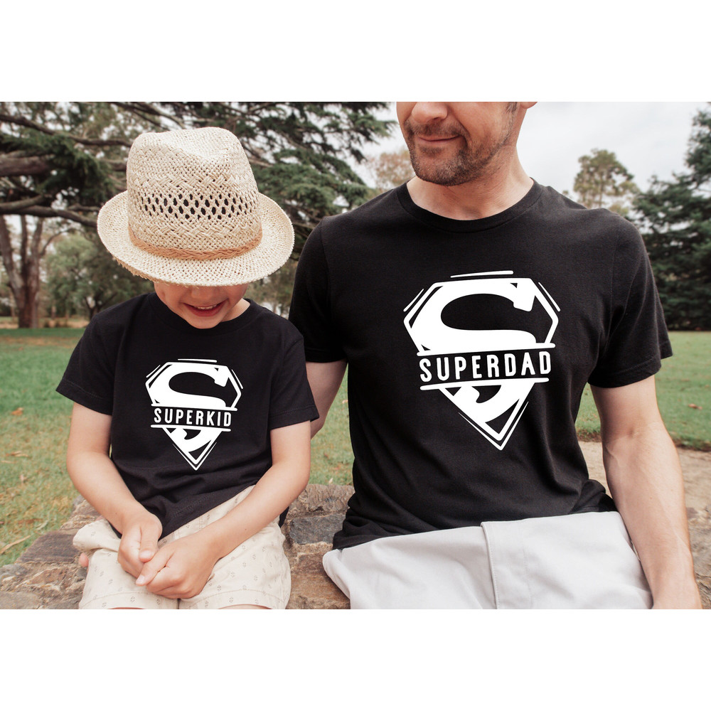 Fathers Day Gift Fathers Day Shirts for Dad and Kids Birthday Gift for Dad Super Dad Shirt Gift from Kids Dad Shirt Family Shirts.jpg